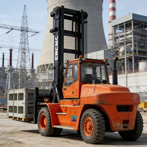 Chariot élévateur CNCMC CPCD250 25 tonnes 4x4 à mât triphasé, hauteur de levage 4000 mm, pour manutention logistique lourde, vente directe usine - Product Image 1