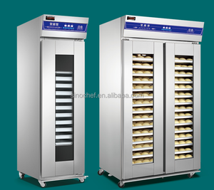 Buena calidad de doble puerta dinero prueba 32 bandejas pan fermento caja con sistema de vapor - Product Image 1