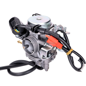 Carburateur Dellorto SVB18 pour Peugeot Speedfight 3 4 Tweet <span class=keywords><strong>Vivacity</strong></span>, SYM Fiddle III Symphony, Keeway <span class=keywords><strong>50cc</strong></span> 4 temps GY6 Euro 4 - Product Image 2