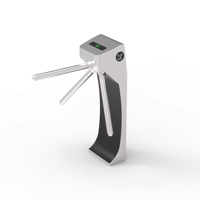 Torniquete Trípode Portátil para Control de Acceso a Gimnasios con Software de Escaneo de Huellas Dactilares