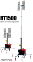 Reflector LED COB RGB Portátil de Alta Luminosidad, 100W/300W/500W, 90-295VAC, Aluminio, Certificado ETL, Cumple con RoHS, Luz Blanca Cálida, IP67