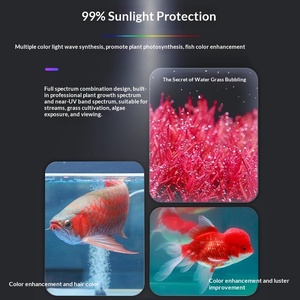 مصباح حوض السمك LED بتصميم UFO كامل الطيف، مصباح للنباتات المائية قابل للتعتيم مع تحكم عبر الهاتف المحمول، 90 واط، هيكل من سبائك الألومنيوم - Product Image 3