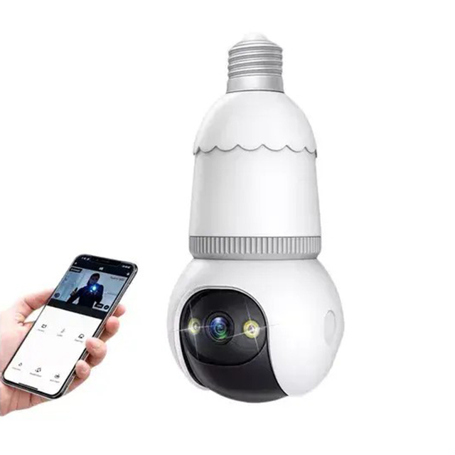 E27 Outdoor Floodlight Camera Remote Monitoring Smart Home Camera for Indoor Security