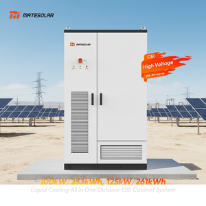 Commercial Industrial <b>Energy</b> <b>Storage</b> <b>System</b> BESS Outdoor Cabinet 100kW 233kWh 125kW 261kWh All-in-one Battery <b>System</b> - Product Image 1
