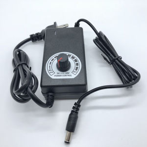 Adaptor Daya <span class=keywords><strong>3</strong></span>-24V1A yang Dapat Disesuaikan Adaptor Motor Lampu LED Pemantauan Pengatur Tanpa Langkah 24V1A - Product Image 3