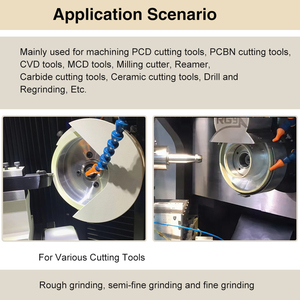 Đá mài kim cương hình chén REZZ RUIZUAN 6A2, dạng vitrified, dùng để mài sắc, đánh bóng dụng cụ cắt PCD, PCBN, <span class=keywords><strong>CVD</strong></span>, MCD - Product Image 4