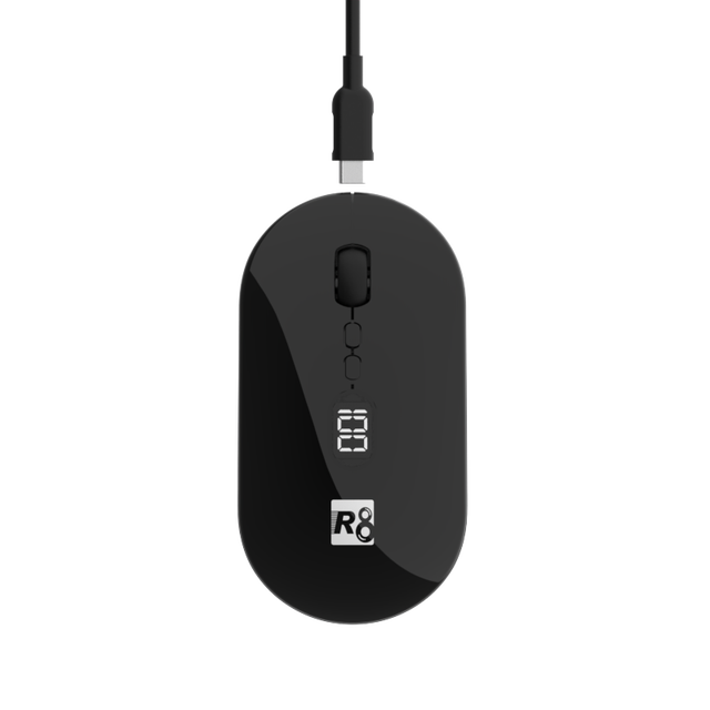 Wholesale Portable 2.4G&BT Wireless Computer Mouse for Laptop with Battery Level Visible