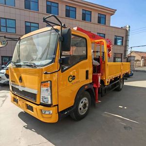 SINOTRUCK HOWO <strong>Small</strong> Hydraulic <strong>Cargo</strong> <strong>Truck</strong> Mounted Crane <strong>Truck</strong> 6*4 31-40 Tons Mini <strong>Truck</strong> With Crane - Product Image 2