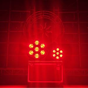 ZY Mini Luz LED Matricial Retro <span class=keywords><strong>de</strong></span> 7 <span class=keywords><strong>Ojos</strong></span> para Exteriores, 350W, Aleación <span class=keywords><strong>de</strong></span> Aluminio, AC90-230V, RGBW, Control DMX512 - Product Image 6