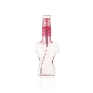 Plastik kadın vücut şekilli parfüm şişesi 60ml