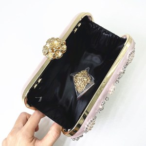 Fashion Beaded <b>Clutch</b> Handmade Beaded Rhinestone Evening Bag Party Dress Handbag for Women - Product Image 5