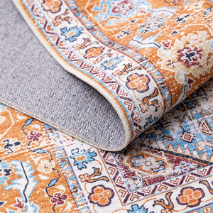 Nhà máy bán chống trượt Polyester in có thể gập lại sàn Mat đau khổ Ba Tư Boho máy có thể giặt khu vực thảm - Product Image 2