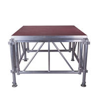 Scène de concert extérieure en aluminium 4x4 pieds certifiée TUV en promotion / Scène mobile à vendre / Scènes événementielles à vendre