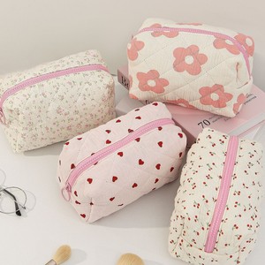 Bolsa <span class=keywords><strong>de</strong></span> Cosméticos <span class=keywords><strong>de</strong></span> <span class=keywords><strong>Viaje</strong></span> con Lazo Bonito y Logotipo Personalizado <span class=keywords><strong>para</strong></span> Mujeres y <span class=keywords><strong>Niñas</strong></span>, Bolsa <span class=keywords><strong>de</strong></span> Aseo <span class=keywords><strong>de</strong></span> Algodón a Cuadros Personalizada, Bolsa <span class=keywords><strong>de</strong></span> Almacenamiento <span class=keywords><strong>para</strong></span> Brochas <span class=keywords><strong>de</strong></span> Maquillaje - Product Image 3