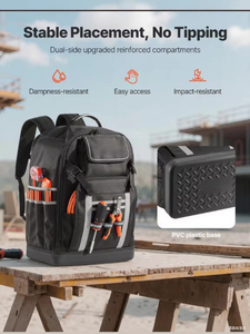 Tùy chỉnh 50-Pocket công cụ Ba Lô Túi Nhà Máy Giá Heavy Duty kỹ sư Ba lô công cụ Túi Công cụ chuyên nghiệp Ba Lô Túi ODM/OEM - Product Image 5