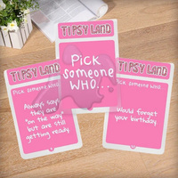 Fabricant de jeux de société de fête personnalisés Jeu de cartes à boire drôle pour adultes pour amis Couples Événements de groupe Commande en gros OEM