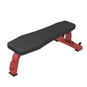 Direktlieferung ab Werk Schwerlast-Gym-Ausrüstung-Flat-Bench-Workout Freie Gewicht-Bank-Pressengestell aus Stahl Metallplatte Fitness