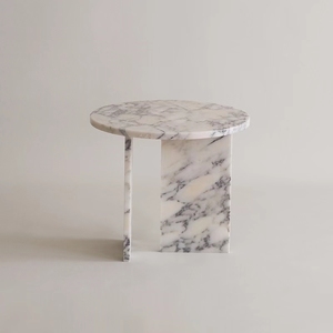Couchtisch aus Marmor im Nordisch-Modernen Stil mit Eleganter Formgebung - Product Image 2