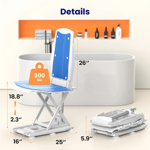 Ghế nâng tắm cấp bệnh viện dành cho chăm sóc bệnh nhân Hệ thống động cơ chống thấm nước CPR Giải phóng khẩn cấp Vật tư trị liệu phục hồi chức năng - Product Image 2