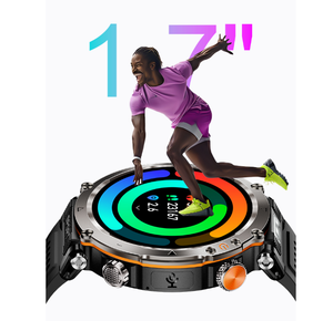 Reloj Inteligente DF con Pantalla Redonda de 1.7 Pulgadas, HT30, Batería Grande de 600 mAh, Brújula, Relojes Inteligentes Deportivos de Moda - Product Image 6