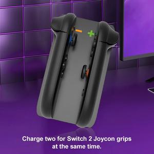 Estación <span class=keywords><strong>de</strong></span> Carga para Controles con Puertos <span class=keywords><strong>de</strong></span> Carga Duales, Cable USB, Accesorio para Juegos para <span class=keywords><strong>Nintendo</strong></span> <span class=keywords><strong>Switch</strong></span> 2 Joy-Con - Product Image 4