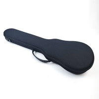 Tas Ukulele Hard Shell EVA Anti Guncangan Tahan Air Ringan dengan Tali Bahu untuk Ukulele Soprano Konser Tenor