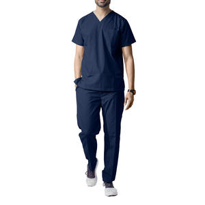 Robes de soins quotidiens pour patients hospitaliers, conçues pour les infirmières et les médecins, offrant un ajustement décontracté, en tissu 100 % coton tissé, faciles à porter - Product Image 3