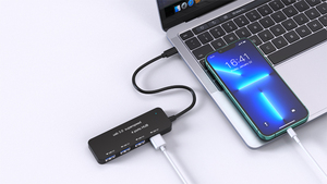Siêu mỏng 4-Port USB Hub Hot Bán xuyên biên giới USB2.0 + 3.0 giao diện hiệu quả 5Gbps truyền dữ liệu USB Splitter trong kho - Product Image 5