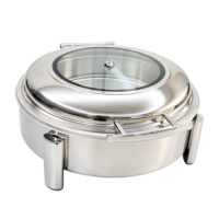 Ensemble de réchauds à alcool 6L, chauffe-plats en acier inoxydable pour restaurant et hôtel, matériel de restauration professionnel
