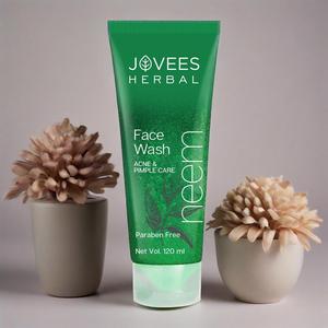 Jovees Herbal Neem 120ml, teknologi vakum pencuci wajah, penyelamatan perbaikan sinar matahari untuk kulit sensitif - Product Image 5