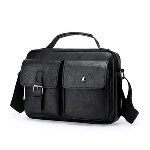 Durable Lightweight Vintage Crossbody <b>Bags</b> High Quality Male Package PU Leather Handbag Capacity Men Messenger <b>Bags</b> - Product Image 3