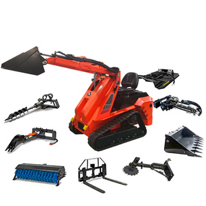 Ücretsiz kargo kazıcı dizel yükleyici <span class=keywords><strong>Mini</strong></span> ön parça yükleyici küçük tekerlek <span class=keywords><strong>Mini</strong></span> Skid nokta dönüşlü yükleyici - Product Image 1