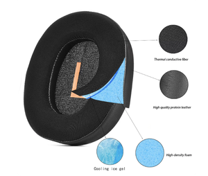 Value ANC Ear <b>Pads</b> For QCY H3 Headphones Ice Cooling Gel Earpads Replacement Ear Cushion Stock Ready - Product Image 5