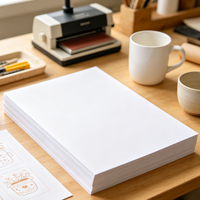 Papier de sublimation A4 100 g/m² pour impression numérique, transfert d'image clair sur T-shirts, sacs, métaux, tasses, prend en charge les impressions personnalisées, petites séries