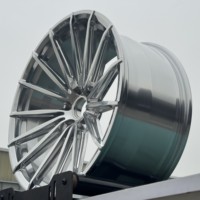 Oferta Especial: Nuevas Llantas de Aleación de Aluminio Forjado Negro Satinado de 30mm y 40mm, Personalizadas con ET 20mm/25mm
