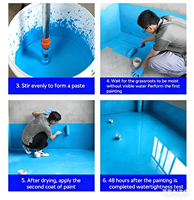 Revêtement imperméable en ciment polymère K11 pour les murs intérieurs des sous-sols |   Enduit flexible et imperméable pour toilettes et bassins à poissons