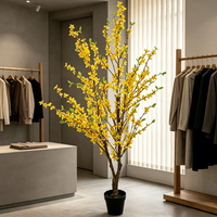 Großhandel Hochzeitsdekoration & Zubehör Künstlicher Winterjasmin-Blumenbaum Kunstblumen für Außen- und Innenbereich Büro Bar Raumdekoration
