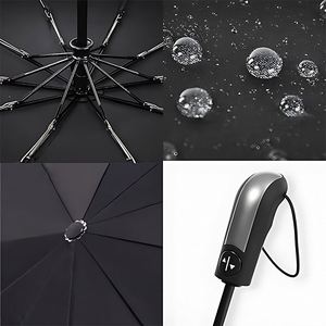 High Grade <b>Automatic</b> <b>Umbrella</b> Three Folding <b>Umbrella</b> Business Sunny and Rainy <b>Umbrella</b> - Product Image 3