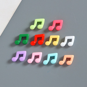 Mini Little Note Bright Face 20 pièces/sac Accessoires en résine pour ongles DIY Produits pour ongles multicolores - Product Image 4