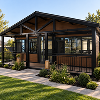 Solution de maison de vacances utilisant une maison conteneur préfabriquée extensible de 20 pieds avec cuisine, salle de bain et aménagement spatial efficace
