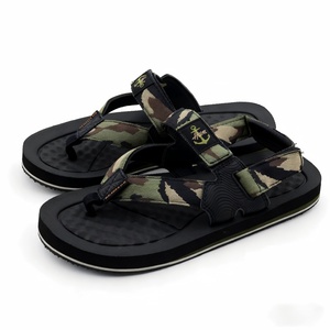 Sandales tongs camouflage Nicecin pour hommes avec sangle de cheville, support de cheville, logo ancre, antidérapantes, chaussures d'été d'extérieur, OEM - Product Image 3