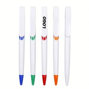 Bolígrafo Personalizado con Clip Grande - Bolígrafos Promocionales de Plástico para Ferias Comerciales, Regalos y Promoción de Marca - Product Image 1