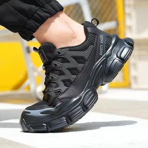 Safety <b>Shoes</b> <b>Men</b> Steel Toe <b>Work</b> <b>Shoes</b> Sneakers Anti-smash Anti-puncture Indestructible <b>Shoes</b> Outdoor Breathable Lightweight New - Product Image 3