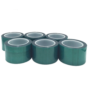 <span class=keywords><strong>Haute</strong></span> Température En <span class=keywords><strong>Silicone</strong></span> Vert Simple Enduit Épissage De Masquage de Polyester D'ANIMAL FAMILIER DE Ruban - Product Image 5