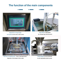 Machine d'emballage automatique haute vitesse pour bâtonnets de glace, sucettes glacées, jus de fruits et liquides en film/sachet