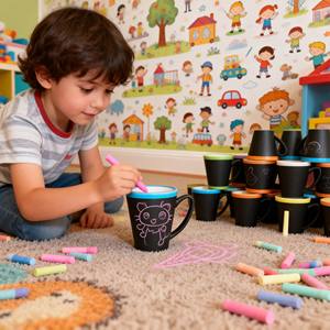 Artículos Promocionales para Bebidas, Regalos Publicitarios / Tazas de Cerámica Negras Sublimables al por Mayor, Aptas para Microondas y Lavavajillas - Product Image 6