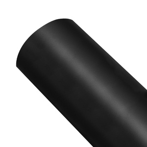 Chất Lượng Cao Pet PVC Satin Matte Bong Bóng Miễn Phí Bọc Màu Đen Cơ Thể Xe Bọc Vinyl - Product Image 2