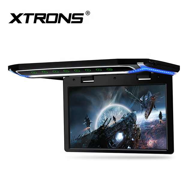XTRONS 10.2" 1024X600 roof mounted car monitor support USB SD TV video ...