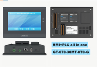 Samkoon GT-070-30MT-8TC-G Pantalla Táctil HMI PLC Todo en Uno de 7 Pulgadas con 8 Entradas de Termopar y Ethernet