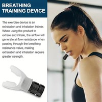 Entraîneur respiratoire en Y réglable, emballé individuellement, 4 couleurs, pour le fitness transfrontalier